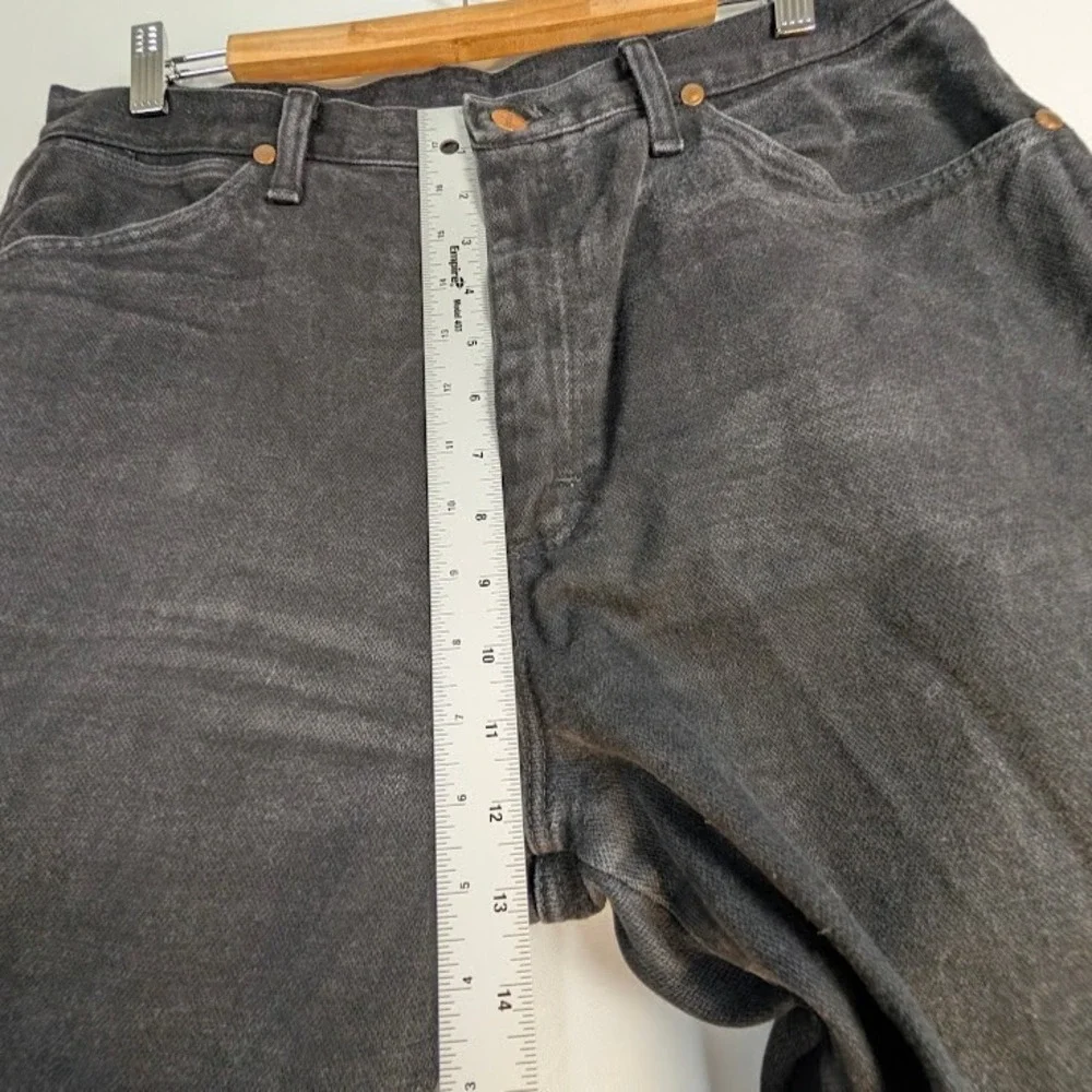 Wrangler Jeans‎ Men's 33x38 Black 13MWZWK Original Cowboy Cut High Rise Cotton